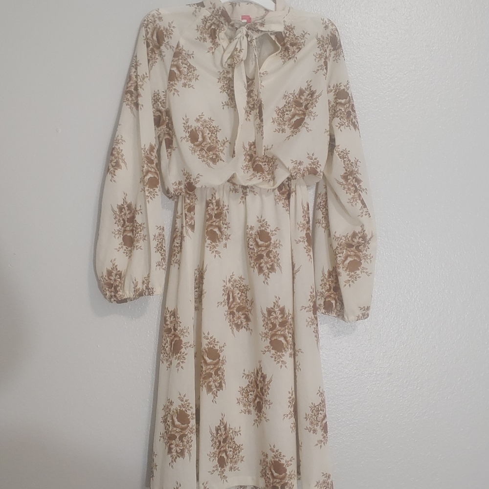 Handmade Locally | Floral Long Sleeve Dress